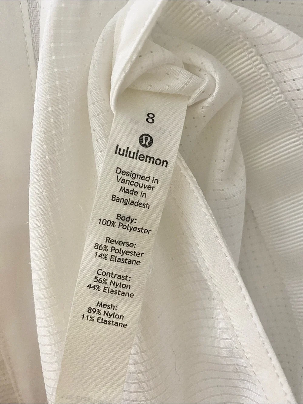lululemon athletica Bomb around jacket 🩵 Reversible - white/Eternal wave white 8